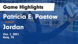 Patricia E. Paetow  vs Jordan  Game Highlights - Oct. 1, 2021