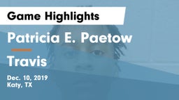 Patricia E. Paetow  vs Travis  Game Highlights - Dec. 10, 2019