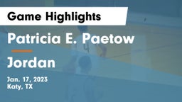 Patricia E. Paetow  vs Jordan  Game Highlights - Jan. 17, 2023