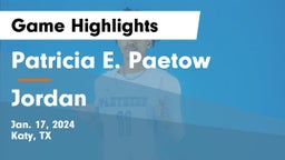 Patricia E. Paetow  vs Jordan  Game Highlights - Jan. 17, 2024