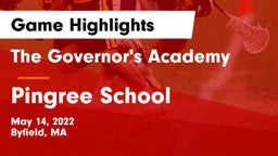 The Governor's Academy  vs Pingree School Game Highlights - May 14, 2022