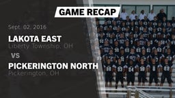 Recap: Lakota East  vs. Pickerington North  2016