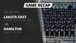 Recap: Lakota East  vs. Hamilton  2016