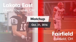 Matchup: Lakota East vs. Fairfield  2016
