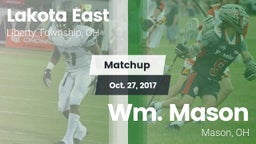 Matchup: Lakota East vs. Wm. Mason  2017