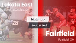 Matchup: Lakota East vs. Fairfield  2018