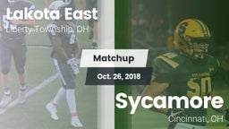 Matchup: Lakota East vs. Sycamore  2018