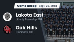 Recap: Lakota East  vs. Oak Hills  2018