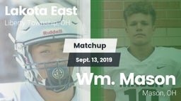 Matchup: Lakota East vs. Wm. Mason  2019