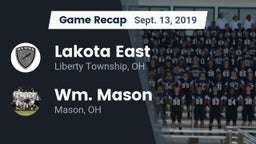 Recap: Lakota East  vs. Wm. Mason  2019