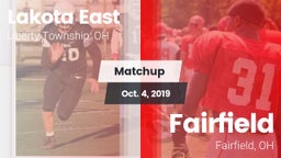 Matchup: Lakota East vs. Fairfield  2019