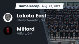 Recap: Lakota East  vs. Milford  2021