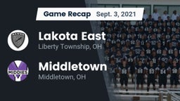 Recap: Lakota East  vs. Middletown  2021
