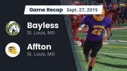 Recap: Bayless  vs. Affton  2019