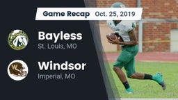 Recap: Bayless  vs. Windsor  2019