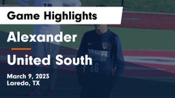 Alexander  vs United South  Game Highlights - March 9, 2023