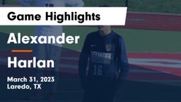 Alexander  vs Harlan  Game Highlights - March 31, 2023