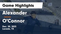 Alexander  vs O'Connor  Game Highlights - Dec. 30, 2023