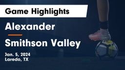 Alexander  vs Smithson Valley  Game Highlights - Jan. 5, 2024