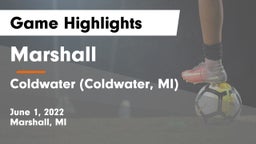 Marshall  vs Coldwater  (Coldwater, MI) Game Highlights - June 1, 2022