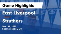 East Liverpool  vs Struthers  Game Highlights - Dec. 18, 2020