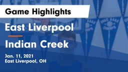 East Liverpool  vs Indian Creek  Game Highlights - Jan. 11, 2021