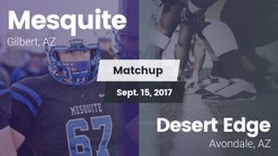 Matchup: Mesquite  vs. Desert Edge 2017