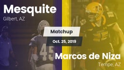 Matchup: Mesquite  vs. Marcos de Niza  2019
