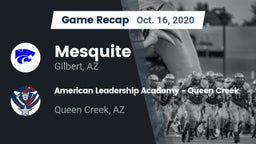 Recap: Mesquite  vs. American Leadership Academy - Queen Creek 2020