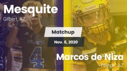 Matchup: Mesquite  vs. Marcos de Niza  2020