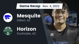 Recap: Mesquite  vs. Horizon  2022