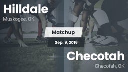 Matchup: Hilldale  vs. Checotah  2016