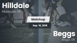 Matchup: Hilldale  vs. Beggs  2016