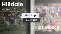 Matchup: Hilldale  vs. Fort Gibson  2016