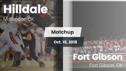Matchup: Hilldale  vs. Fort Gibson  2018