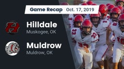 Recap: Hilldale  vs. Muldrow  2019