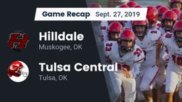 Recap: Hilldale  vs. Tulsa Central  2019