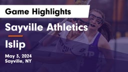 Sayville Athletics vs Islip  Game Highlights - May 3, 2024