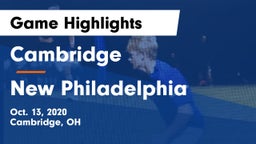 Cambridge  vs New Philadelphia Game Highlights - Oct. 13, 2020