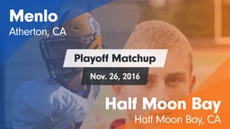 Matchup: Menlo  vs. Half Moon Bay  2016
