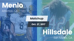 Matchup: Menlo  vs. Hillsdale  2017