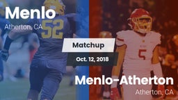 Matchup: Menlo School vs. Menlo-Atherton  2018
