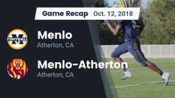 Recap: Menlo  vs. Menlo-Atherton  2018