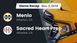 Recap: Menlo  vs. Sacred Heart Prep  2018