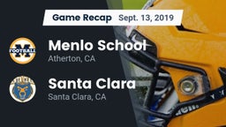 Recap: Menlo School vs. Santa Clara  2019