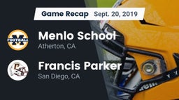 Recap: Menlo School vs. Francis Parker  2019