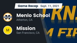 Recap: Menlo School vs. Mission  2021