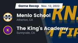 Recap: Menlo School vs. The King's Academy  2022