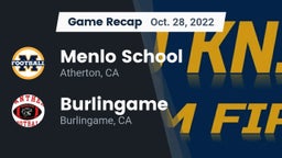 Recap: Menlo School vs. Burlingame  2022