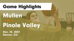 Mullen  vs Pinole Valley  Game Highlights - Dec. 22, 2022